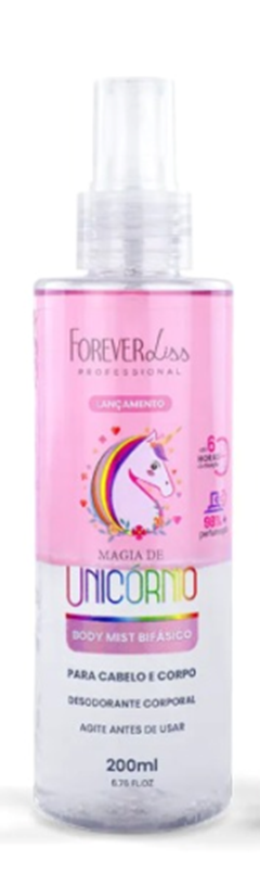 Body Mist Forever Liss Magia De Unicórnio 200ml