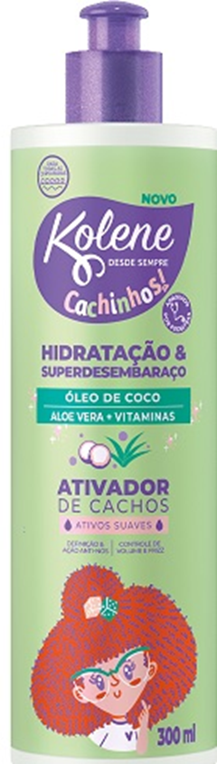 Condicionador Kolene Ativador Desenbaraçante Cachinhos 300ml Flora
