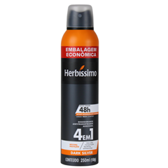 Desodorante Aerosol Herbíssimo Dark Silver 250ml Dana