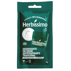 Desodorante Creme Herbíssimo Tradicional Refil 45g Dana