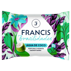 Sabonete Barra Francis Brasilidades Água De Coco 12x80g Flora