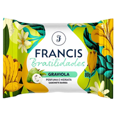 Sabonete Barra Francis Brasilidades Graviola 12x80g Flora