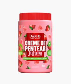 Creme De Pentear Dabelle Jujuba De Morango 1kg