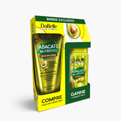 Kit Dabelle Shampoo + Óleo Em Creme Abacate Nutritivo 290ml