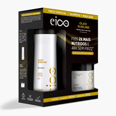 Kit Eico Pro Shampoo + Máscara Óleo Sublime 600ml