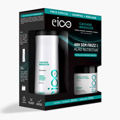 Kit Eico Pro Shampoo + Máscara Cachos Mágicos 600ml