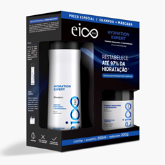 Kit Eico Pro Shampoo + Máscara Hydration Expert 600ml