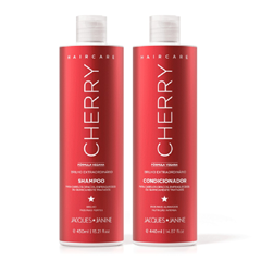 Kit Jacques Janine Hair Care (Shampoo+Condicionador) Cherry 450/440ml