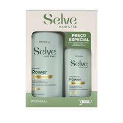 Kit Prohall Selve Hair Care Power Shampoo + Condicionador 400/200ml