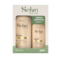 Kit Proihall Selve Hair Care Nutri Shampoo + Condicionador 400/200ml Prohall