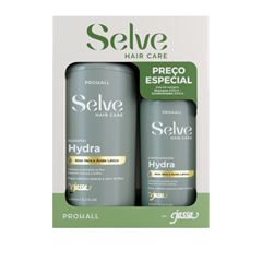 Kit Prohall Selve Hair Care Shampoo + Condicionador Hydra 400/200ml