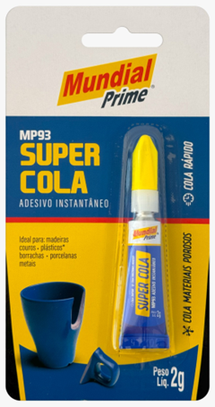 Cola Instantanea Mundial Prime Mp93 Blister 2g Aeroflex