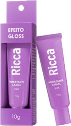 Hidratante Labial Ricca Uva 10g Belliz