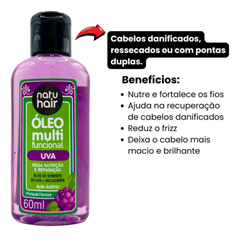 Óleo Natuhair  Multifuncional Uva 60ml