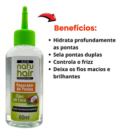 Reparador De Pontas Natuhair Sos Coco 60ml