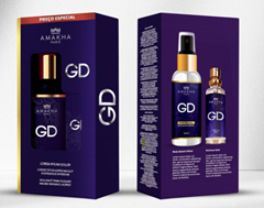 Kit Amakha Body Splash Gd Com Perfume 15ml