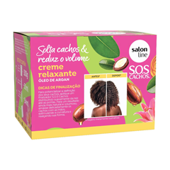 Creme Relaxante Salon Line Sos Solta Cachos E Reduz O Volume 200g