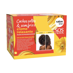 Creme Relaxante  Salon Line Sos Cachos Soltos E Sem Frizz 200g