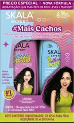 Kit Skala (Sh+Cond) Mais Cachos 325ml