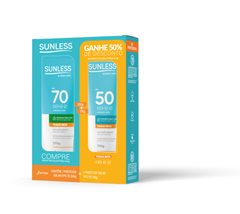 Kit Prot Sunless Fps70+Fps50 200/120g Farmax