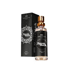 Deo Colonia Amakha Paris  Masculino Hasan Black 15ml