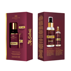 Kit Amakha Body Splash Al Sabah+ Prefume 15ml