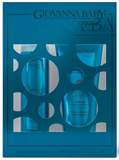 Kit Giovanna Baby Body Splash+Loção Turquoise 250/200ml