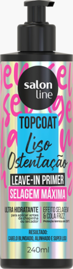 Serum Leave-In Salon Line Primer Top Coat Meu Liso Ostentação 240ml