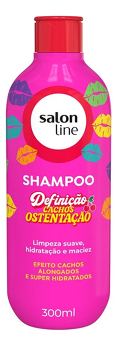 Kit Salon Line Multy (Shampoo + Creme Multifuncional)  Definição Cachos Ostentação 300ml