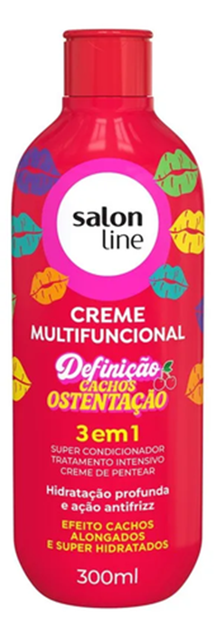 Kit Salon Line Multy (Shampoo + Creme Multifuncional)  Definição Cachos Ostentação 300ml