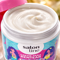 Creme Para Pentear Salon Line Definição Alongada Cachos De Sereia 1kg