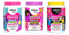 Creme Para Pentear Salon Line Definição Alongada Cachos De Sereia 1kg