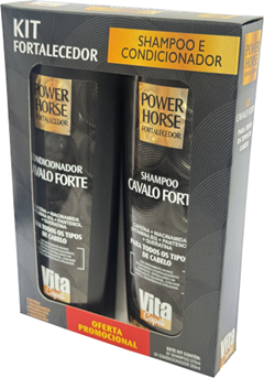 Kit Muriel Vita Capili (Sh+Cond) Power Horse Fortalecedor 270/250ml