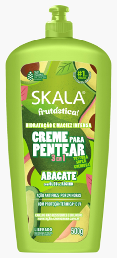 Creme Para Pentear Skala 3em1 Frutástica Abacate 500g