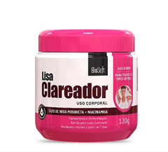 Creme Pote Clareador Softhair Rosa Mosqueta 120g Softhair