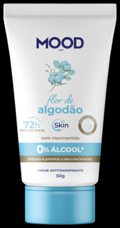 Desodorante Creme Bisnaga Mh Mood Skin Flor D Algodao 50g/72hs My Health Aeroflex