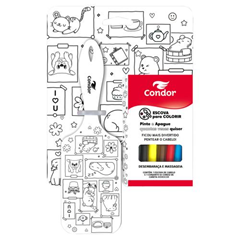 Escova De Cabelo Condor Raquete Para Colorir 6893