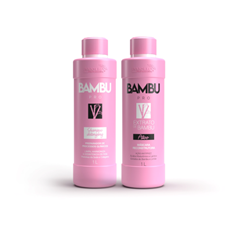 Kit Paiolla Máscara Capilar Reconstrutora De Bambu+Shampoo 1l