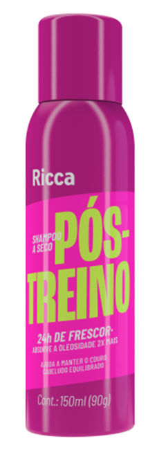Shampoo A Seco Ricca Pós Treino 150ml Belliz