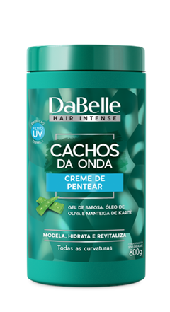 Creme De Pentear Dabelle Multifuncional Cachos Da Onda 800g