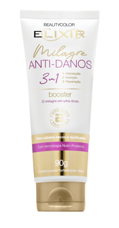 Máscara Capilar Elixir Booster M Anti-Danos 3em1 90g Beauty Color