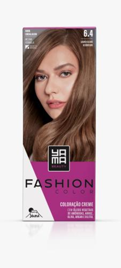 Tinta Yama Fashion Kit Color 6.4 Louro Escuro Acobreado