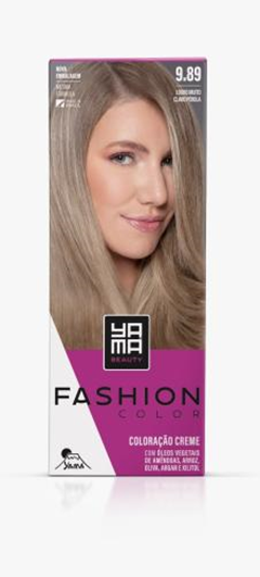 Tinta Yama Fashion Kit Color 9.89 Louro Muito Claro Perola