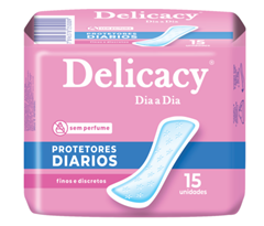 Protetores Diarios Delicacy Dia A Dia Suave C/15
