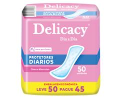 Protetores Diarios Delicacy Dia A Dia Suave L50p45