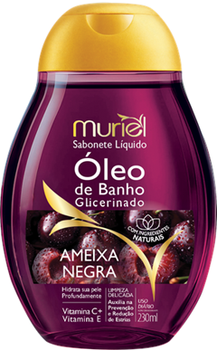 Sabonete Líquido Óleo De Banho Muriel  Ameixa Negra 230ml