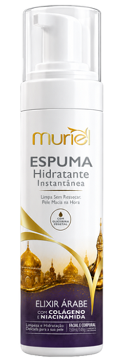 Espuma Hidratante Instantânea Muriel Elixir Árabe Facial E Corporal 150ml/148g
