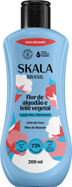 Hidratante Corporal Skala Flor De Algodão E Leite Vegetal 200ml