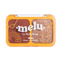 Duo Blush+Iluminad Ruby Rose New Ru Melu