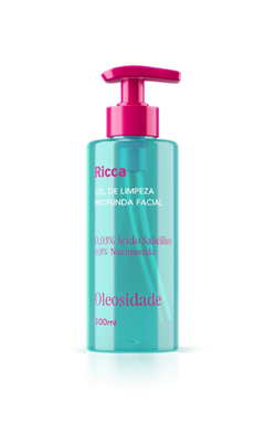 Gel Ricca Limpeza Profunda Facial 300ml Belliz